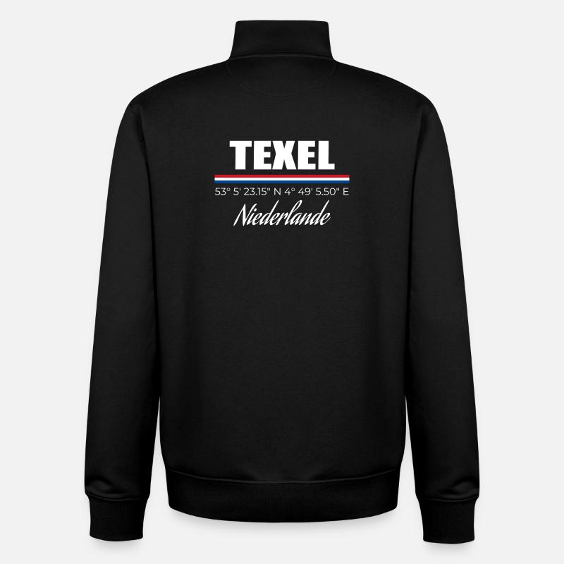 Texel - Unisex Organic Zip Sweatshirt von Stanley/Stella - Schwarz