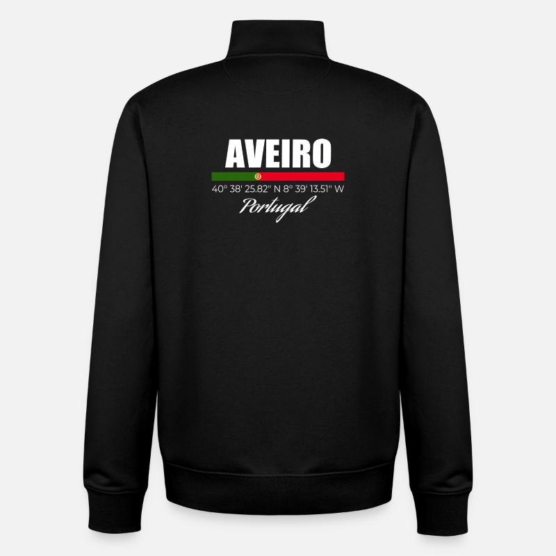 Aveiro - Unisex Organic Zip Sweatshirt von Stanley/Stella - Schwarz