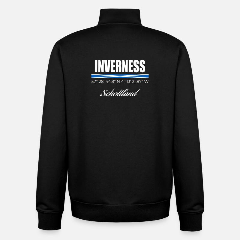 Inverness - Unisex Organic Zip Sweatshirt von Stanley/Stella - Schwarz