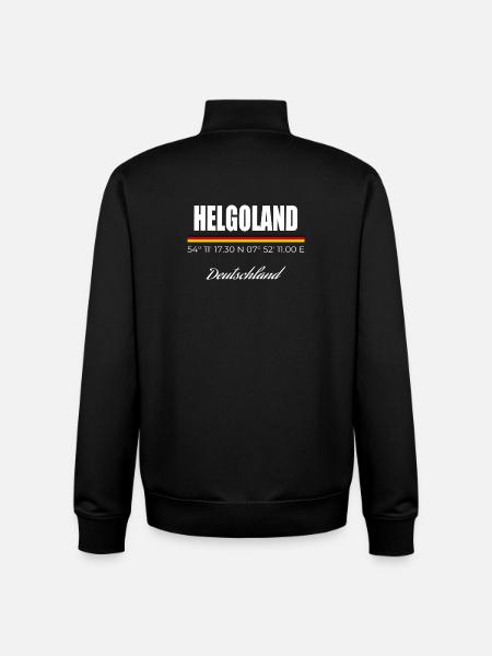 Helgoland - Unisex Organic Zip Sweatshirt von Stanley/Stella - Schwarz