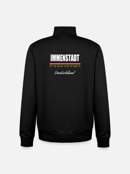 Immenstadt - Unisex Organic Zip Sweatshirt von Stanley/Stella - Schwarz