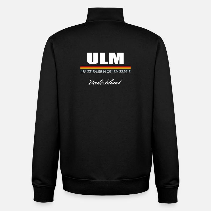 Ulm - Unisex Organic Zip Sweatshirt von Stanley/Stella - Schwarz
