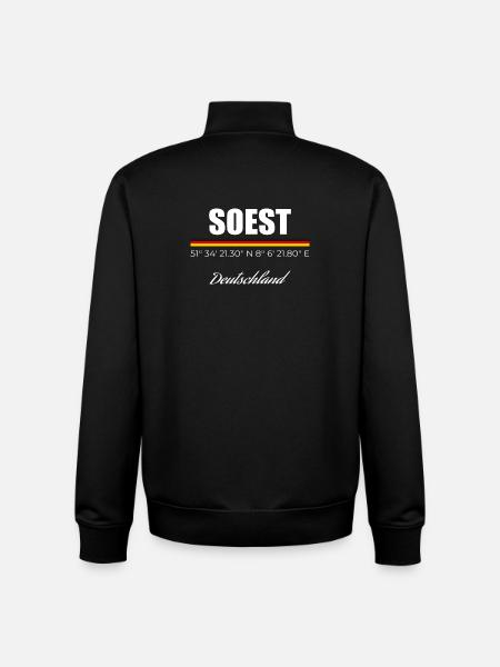 Soest - Unisex Organic Zip Sweatshirt von Stanley/Stella - Schwarz