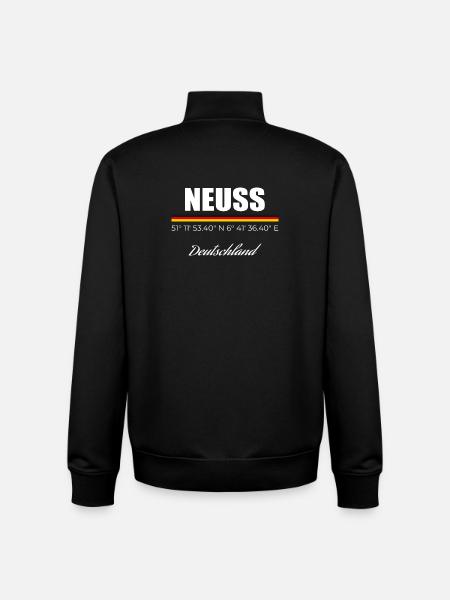 Neuss - Unisex Organic Zip Sweatshirt von Stanley/Stella - Schwarz