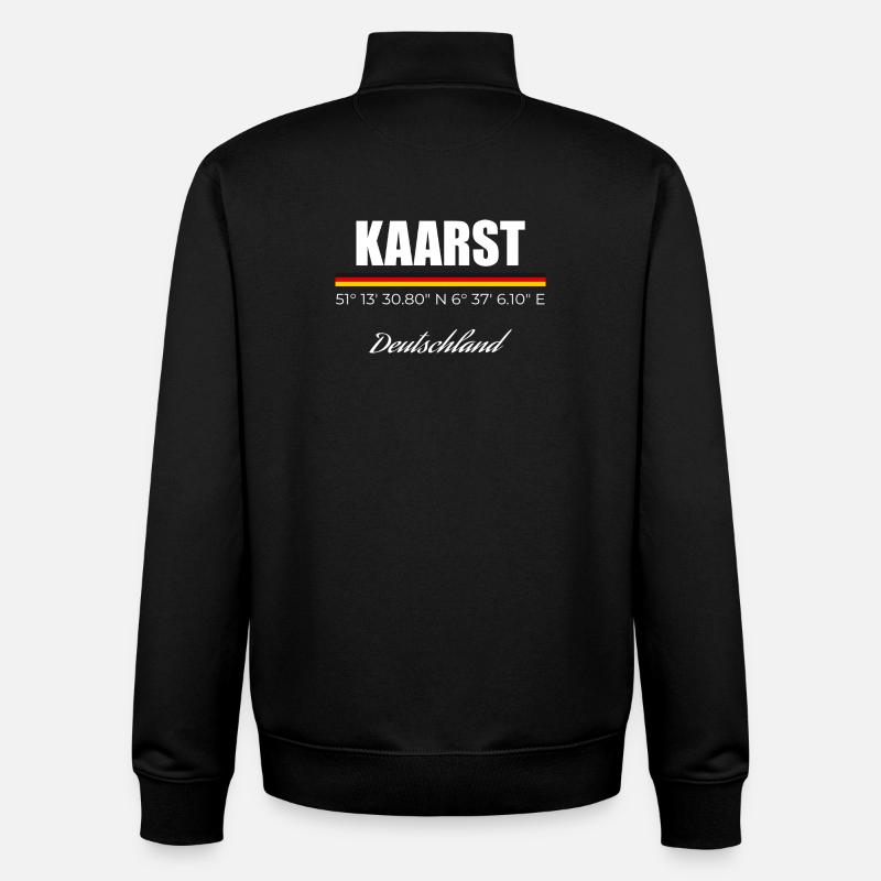 Kaarst - Unisex Organic Zip Sweatshirt von Stanley/Stella - Schwarz