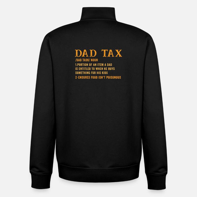 Taxe Papa : Récompense d’achat pour enfants - Sweat zippé unisexe en coton bio Stanley/Stella - noir