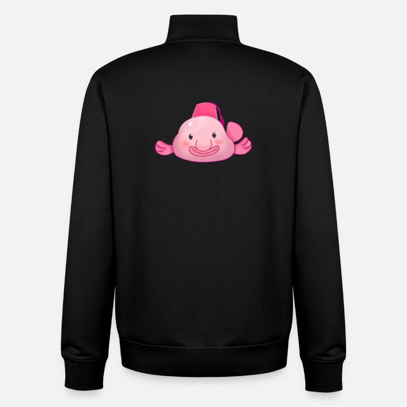 Blobfisch - Unisex Organic Zip Sweatshirt von Stanley/Stella - Schwarz