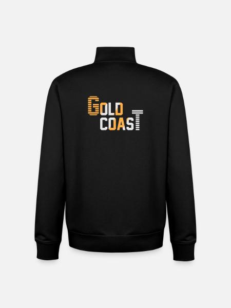 Sunset on the coast - Unisex Organic Zip Sweatshirt by Stanley/Stella - black