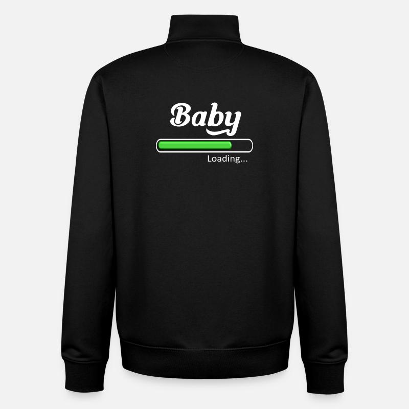 Baby-Loading. - Unisex Organic Zip Sweatshirt von Stanley/Stella - Schwarz