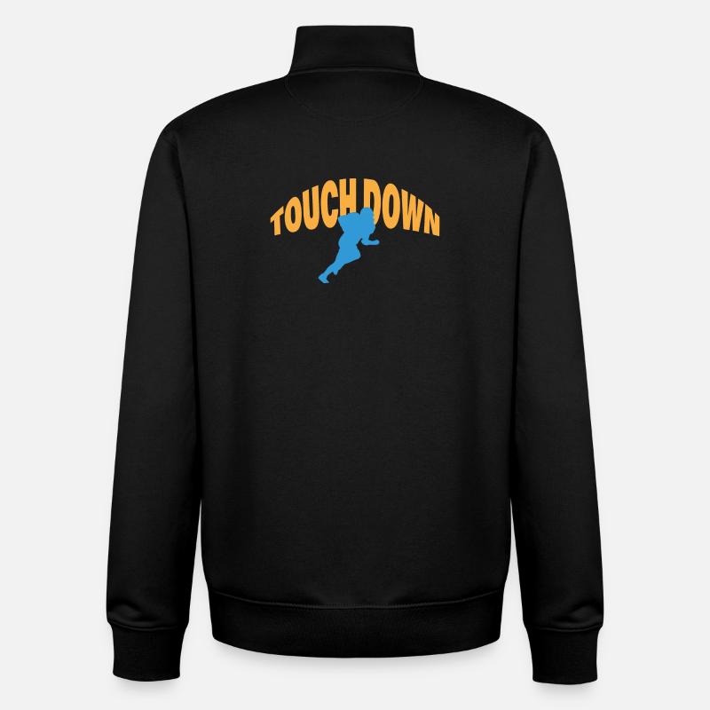 ATTERRISSAGE - Sweat zippé unisexe en coton bio Stanley/Stella - noir