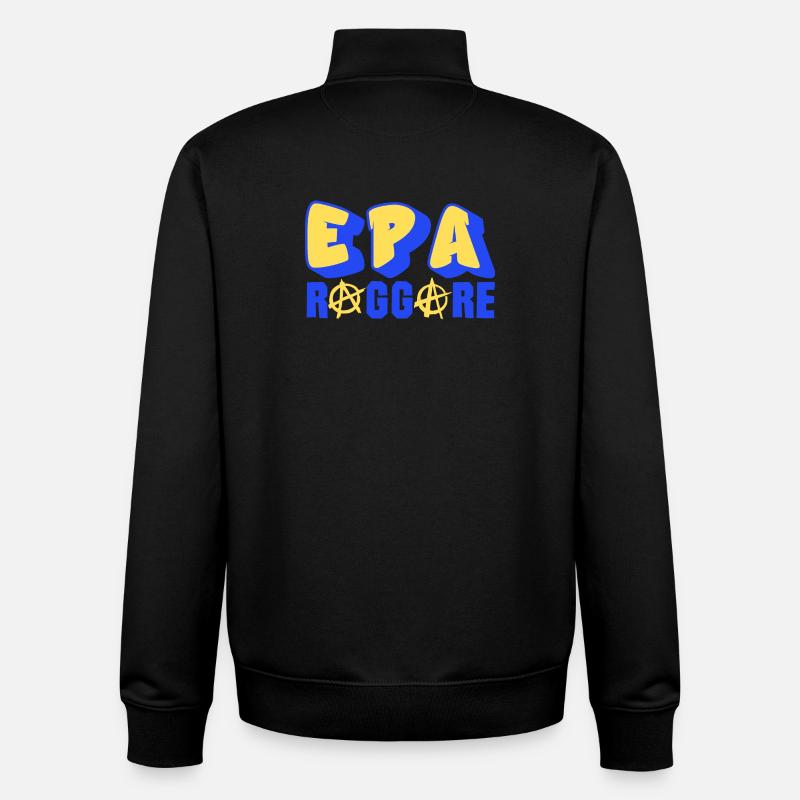 Epa Raggare Punk - Unisex Organic Zip Sweatshirt von Stanley/Stella - Schwarz