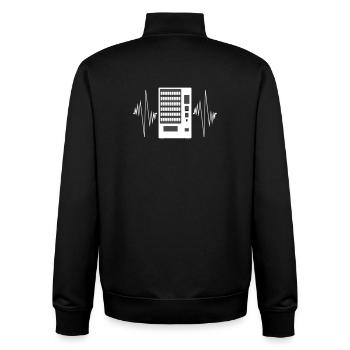 Snackautomat Touchscreen Puls - Unisex Organic Zip Sweatshirt von Stanley/Stella - Schwarz - Hinten - AI Model Male 185 light (185cm)