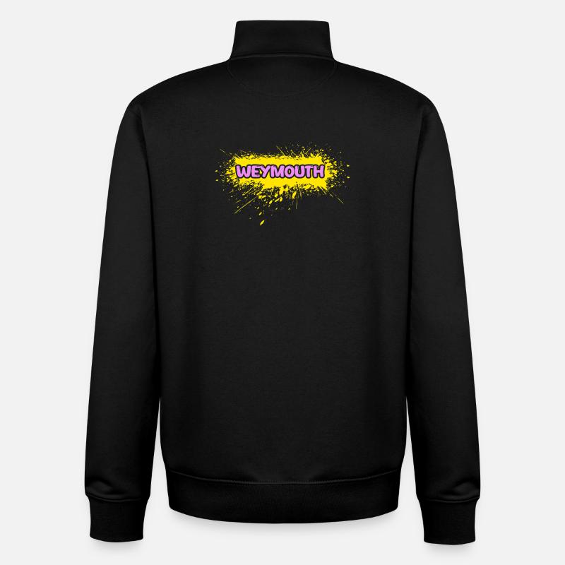 Weymouth - Unisex Organic Zip Sweatshirt von Stanley/Stella - Schwarz