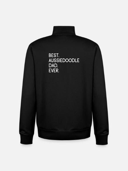 Aussiedoodle Aussie-Poo AussiePoo Dog Owner - Unisex Organic Zip Sweatshirt by Stanley/Stella - black