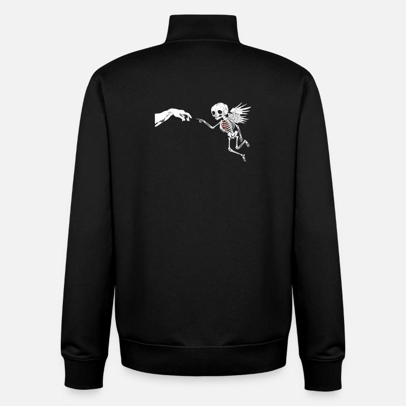 CUPID - Unisex Organic Zip Sweatshirt by Stanley/Stella - black