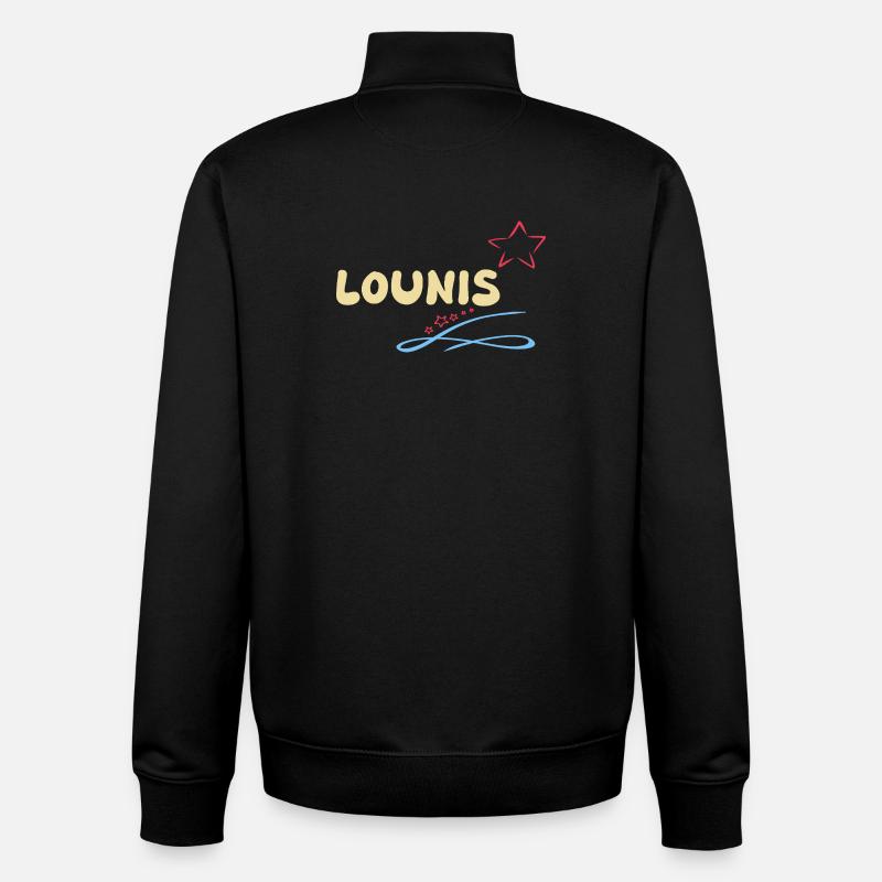 Lounis - Unisex Organic Zip Sweatshirt von Stanley/Stella - Schwarz