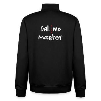 Master 2026 Abschluss Promotion Sponsion - Unisex Organic Zip Sweatshirt von Stanley/Stella - Schwarz - Hinten - AI Model Male 185 light (185cm)