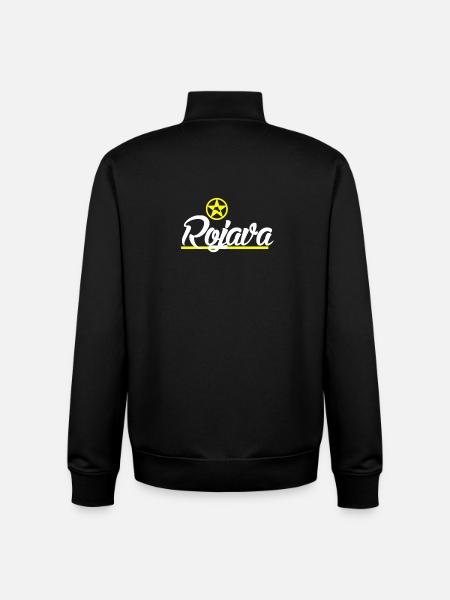 Kurde de Rojava - Sweat zippé unisexe en coton bio Stanley/Stella - noir
