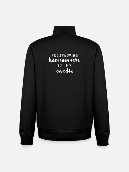 Agent de prêt hypothécaire - Sweat zippé unisexe en coton bio Stanley/Stella - noir