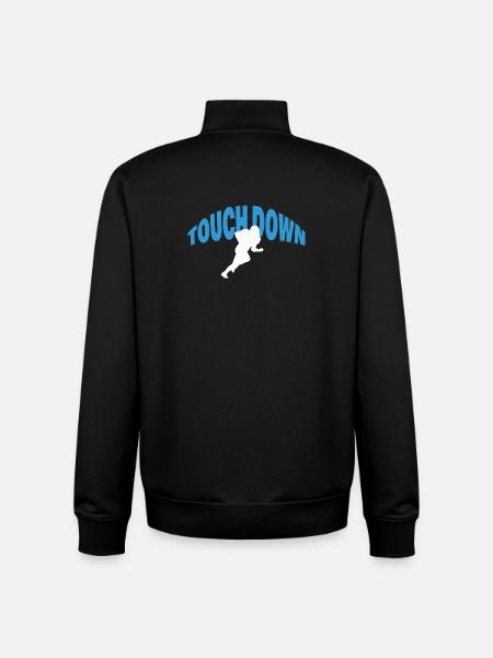 Touch Down - Unisex Organic Zip Sweatshirt by Stanley/Stella - black
