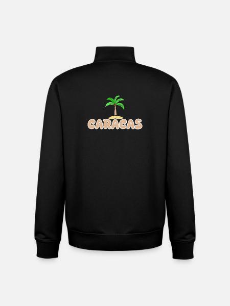 Caracas - Unisex Organic Zip Sweatshirt von Stanley/Stella - Schwarz