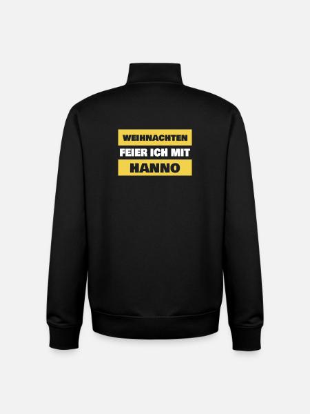 Spruch Hanno - Unisex Organic Zip Sweatshirt von Stanley/Stella - Schwarz
