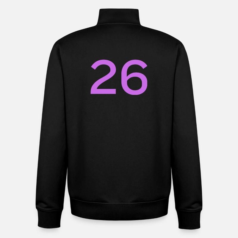 26 - Unisex Organic Zip Sweatshirt by Stanley/Stella - black