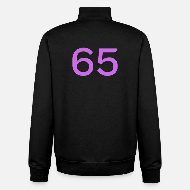 65 - Unisex Organic Zip Sweatshirt by Stanley/Stella - black