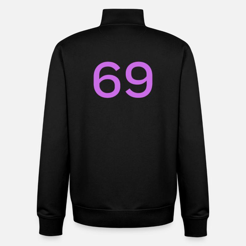 69 - Sweat zippé unisexe en coton bio Stanley/Stella - noir