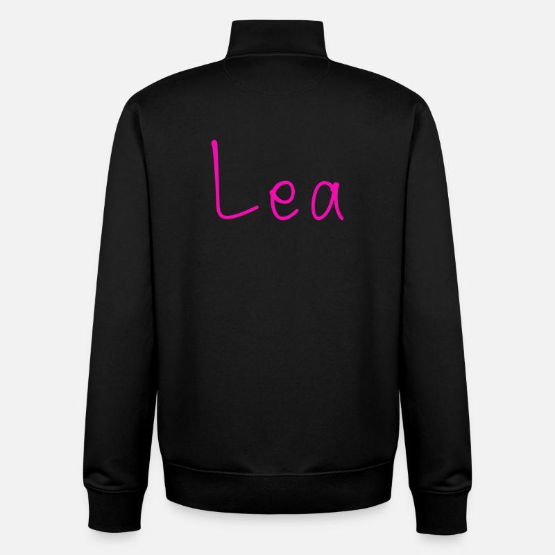 Léa - Sweat zippé unisexe en coton bio Stanley/Stella - noir