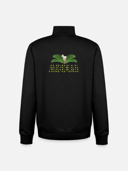 ACOUA - Sweat zippé unisexe en coton bio Stanley/Stella - noir