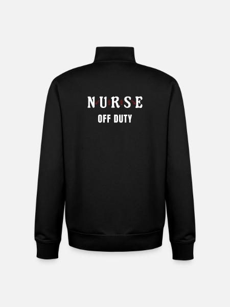 Infirmière Infirmière Infirmière Infirmière - Sweat zippé unisexe en coton bio Stanley/Stella - noir