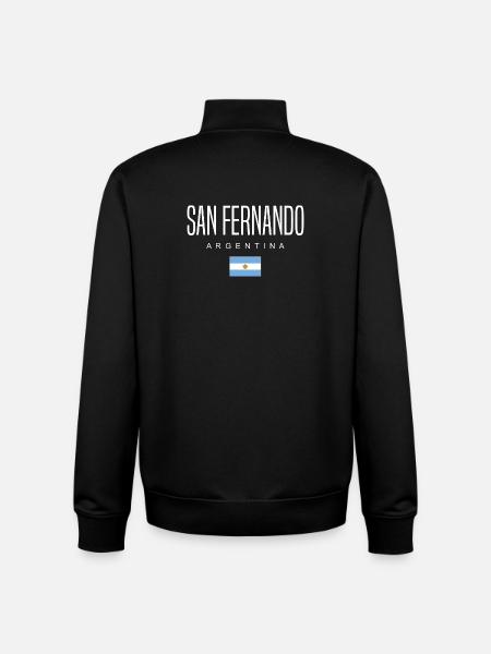 San Fernando Argentinien Argentinier - Unisex Organic Zip Sweatshirt von Stanley/Stella - Schwarz