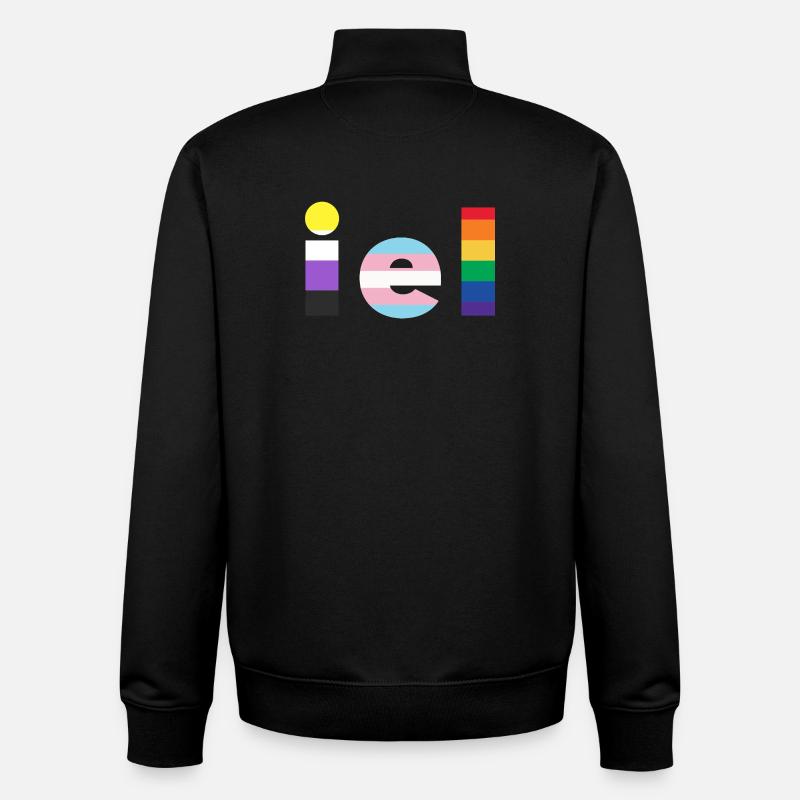 Sie - Unisex Organic Zip Sweatshirt von Stanley/Stella - Schwarz