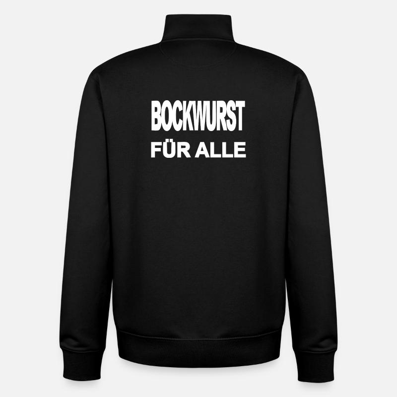 Bockwurst - Unisex Organic Zip Sweatshirt by Stanley/Stella - black