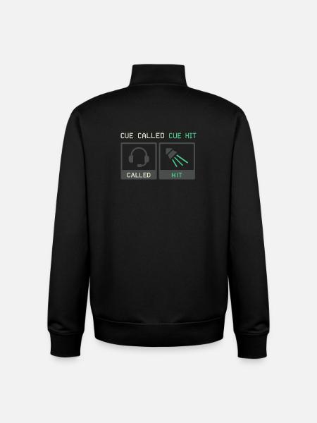 Theatertechnik-crew Bühnentechniker Ton - Unisex Organic Zip Sweatshirt von Stanley/Stella - Schwarz