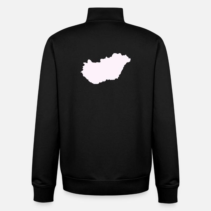 Ungarn Land - Unisex Organic Zip Sweatshirt von Stanley/Stella - Schwarz
