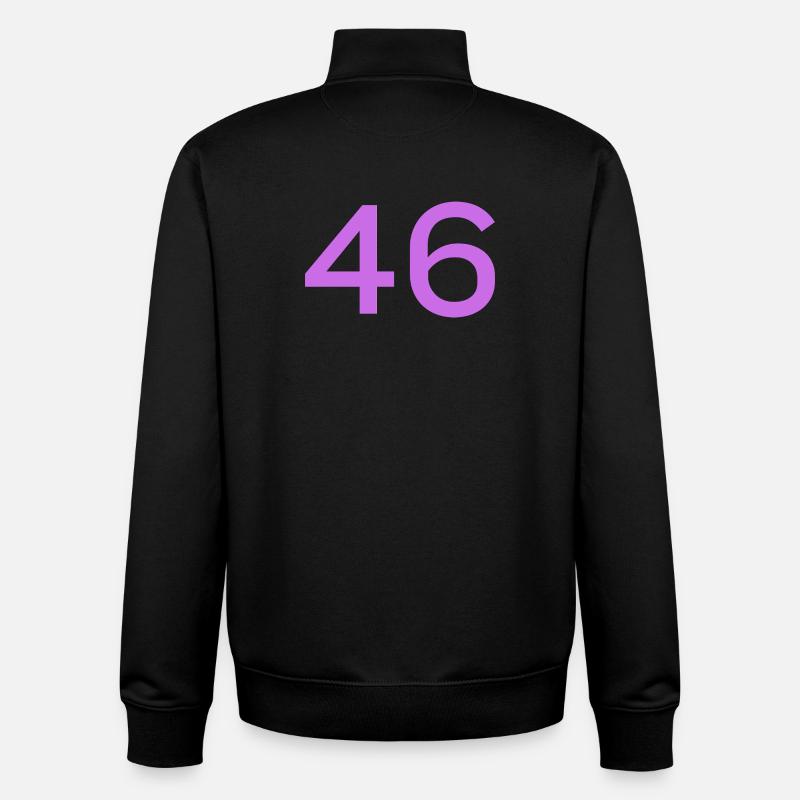 46 - Unisex Organic Zip Sweatshirt by Stanley/Stella - black