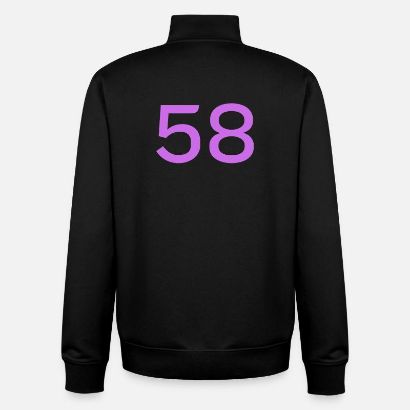 58 - Unisex Organic Zip Sweatshirt von Stanley/Stella - Schwarz