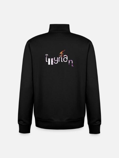 Illyrien - Sweat zippé unisexe en coton bio Stanley/Stella - noir