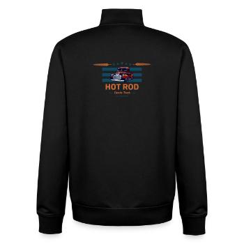 Hot Rod / Hot Rods - Sweat zippé unisexe en coton bio Stanley/Stella - noir - Dos - AI Model Male 185 light (185cm)