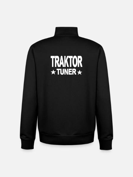 Traktor - Unisex Organic Zip Sweatshirt von Stanley/Stella - Schwarz