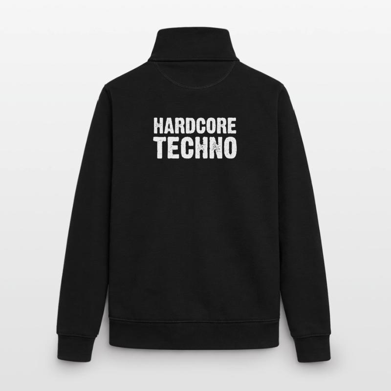 Hardcore Techno Dévasté Sweat zippé unisexe en coton bio Stanley/Stella