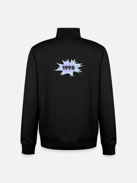 1998 - Unisex Organic Zip Sweatshirt von Stanley/Stella - Schwarz