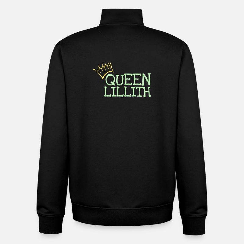 Lillith - Sweat zippé unisexe en coton bio Stanley/Stella - noir