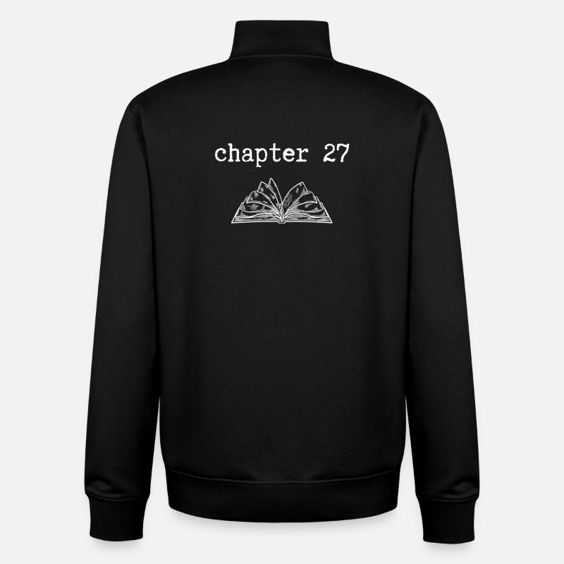 chapitre 27 Anniversaire - Sweat zippé unisexe en coton bio Stanley/Stella - noir