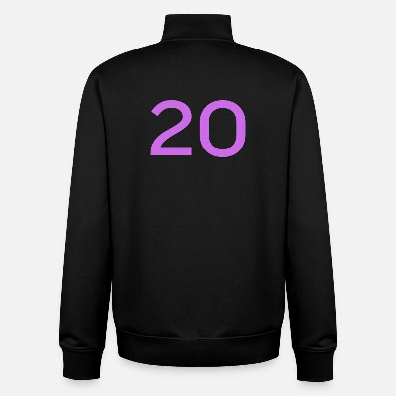 20 - Unisex Organic Zip Sweatshirt by Stanley/Stella - black