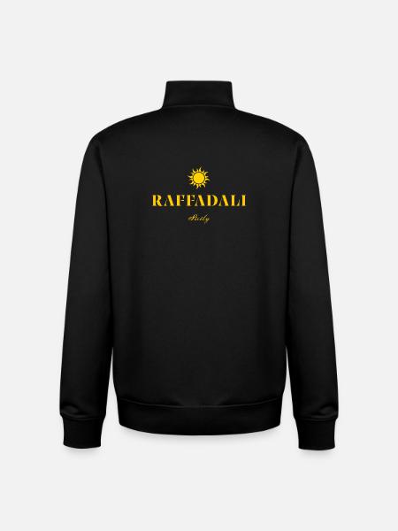 Raffadali Sicily Sun Crest - Unisex Organic Zip Sweatshirt by Stanley/Stella - black