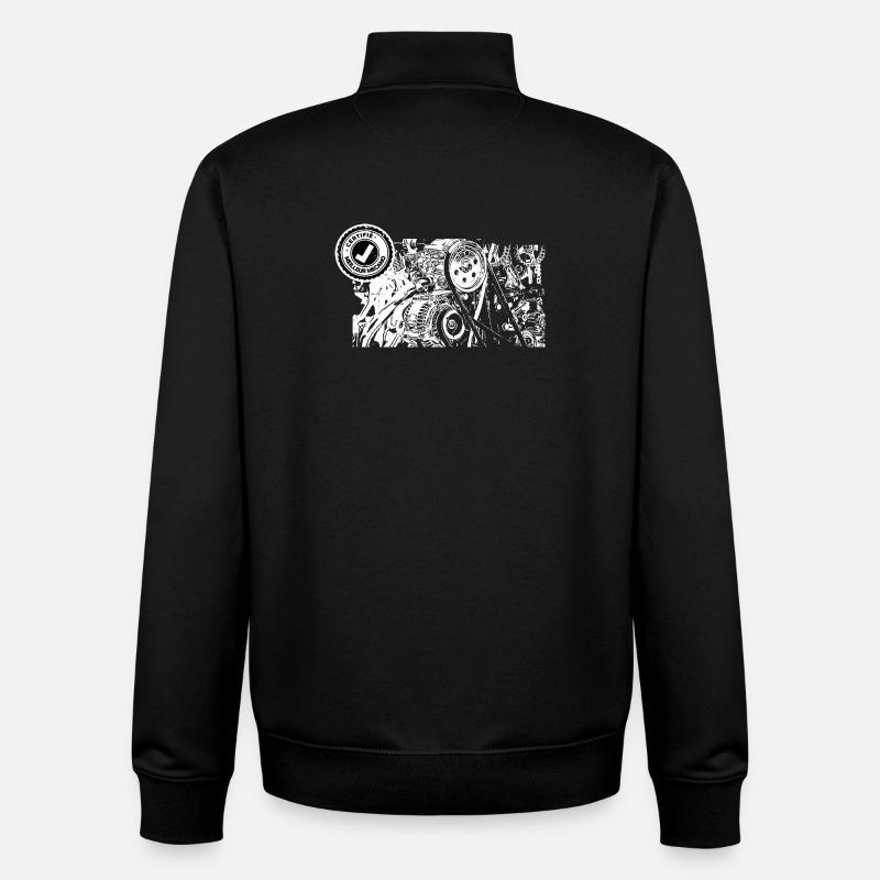 BESTER MECHANIKER - Unisex Organic Zip Sweatshirt von Stanley/Stella - Schwarz