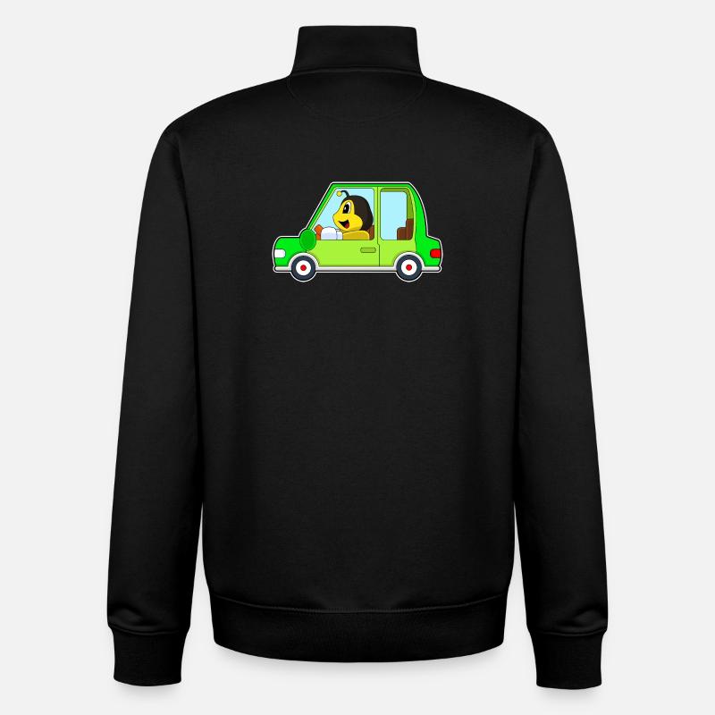 Biene Auto - Unisex Organic Zip Sweatshirt von Stanley/Stella - Schwarz
